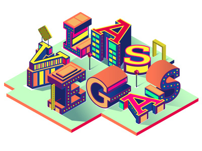 Las Vegas // Snapchat geofilter isometric city erikdgmx geofilter isometric las vegas lettering letters nevada snapchat usa