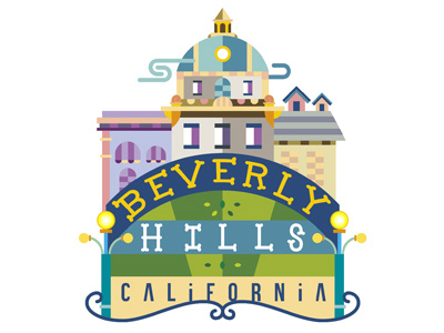 Snapchat geofilters // California beverly hills california erikdgmx geofilter illustration los angeles snapchat vector