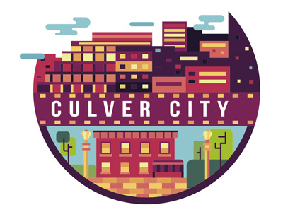 Snapchat geofilters // California california culver city erikdgmx geofilter illustration los angeles snapchat vector