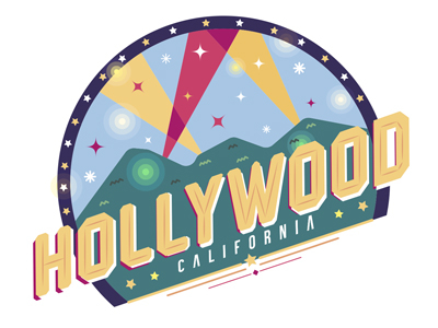 Snapchat geofilters // California california erikdgmx geofilter hollywood illustration los angeles snapchat vector