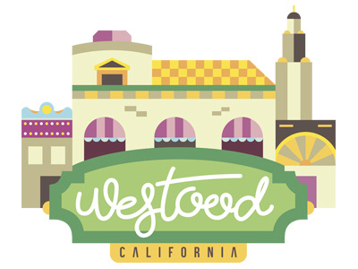 Snapchat geofilters // California california erikdgmx geofilter illustration los angeles snapchat vector westwood