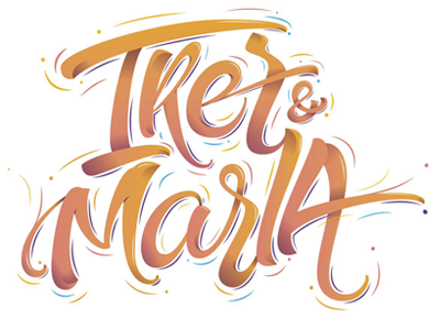 Iker & Marla design erikdgmx iker lettering letters ligatures marla names