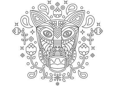 Alebrijes - Coloring Book 6/10 design erikdgmx graphic design illustration illustrator mexico style vector