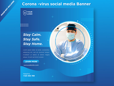 Corona virus (Covid19) Social Media Post Design