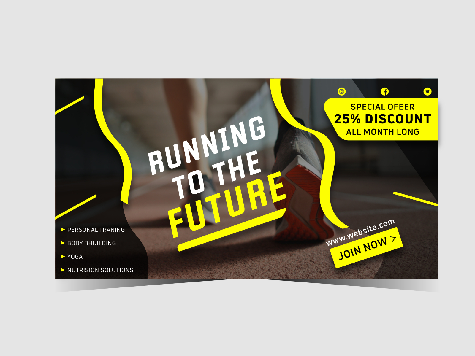 Facebook Fitness Cover Design-Facebook ads by Md Emon ...