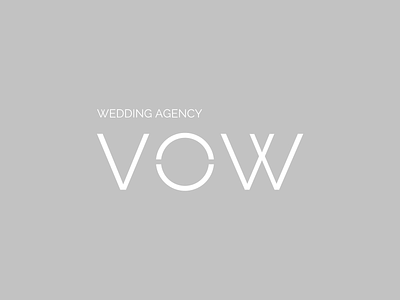 vow / name & logo agency branding identity logo logotype name pale simple vow wedding