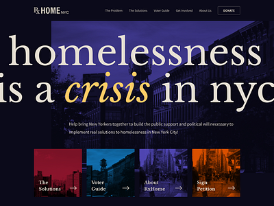 New York City Homelessness Website