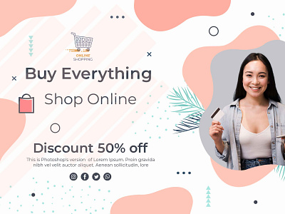 Online Shoping branding design icon illustration illustrator vector web