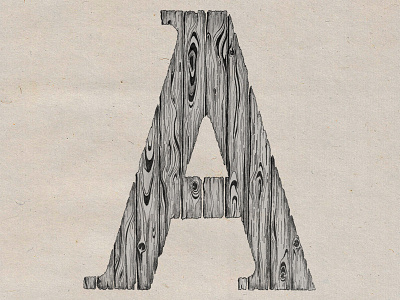 A hand lettering lettering script type typography wood