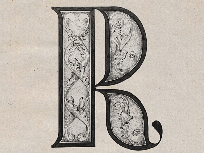 R hand lettering lettering type typography
