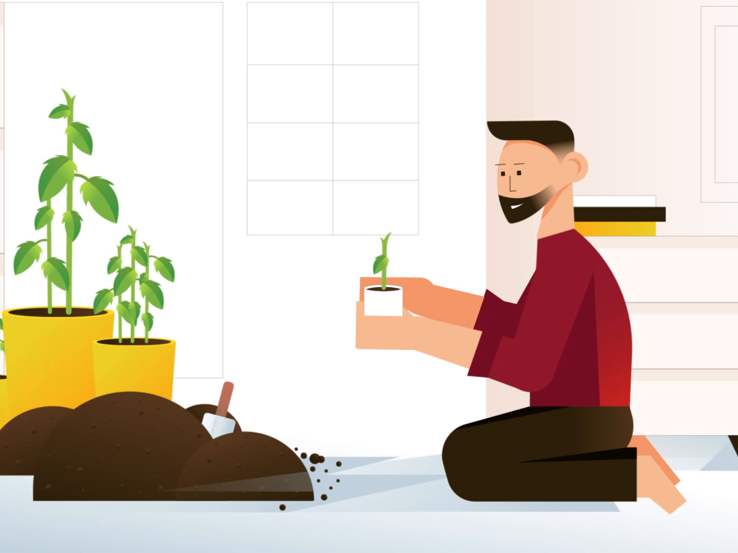 Flat motion graphics by Patrik Driečny on Dribbble