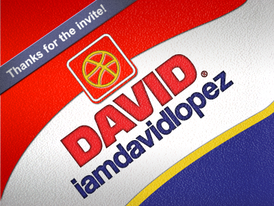 Thanks for the Invite David by kristin lott on Dribbble