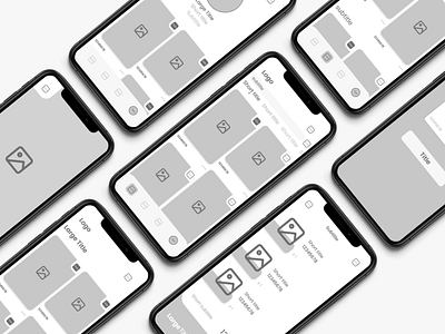 E-Commerce App Wireframes adobe xd app design ui user interface ux wireframe