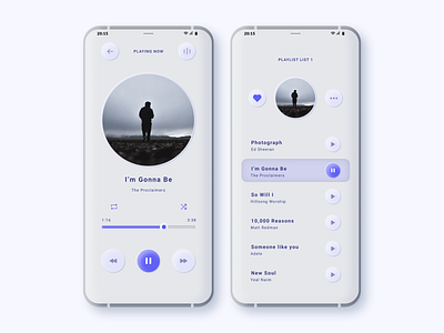 MusicLife - App for music design design inspiration light mobile mobile design mobile ui music app ui user experience user interface ux