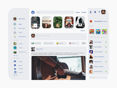 Facebook Redesign