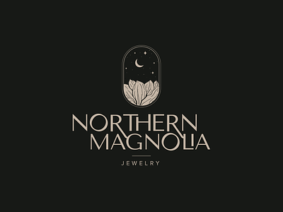 Northern Magnolia Logo accessories branding design identity illustration illustrator jewelry logo typography