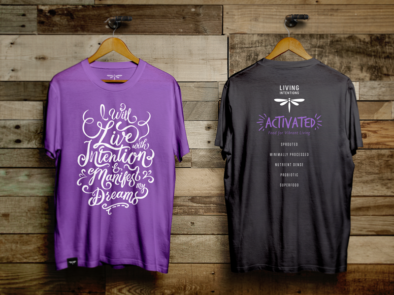 Living Intentions : T-Shirt by Digital Dissent on Dribbble