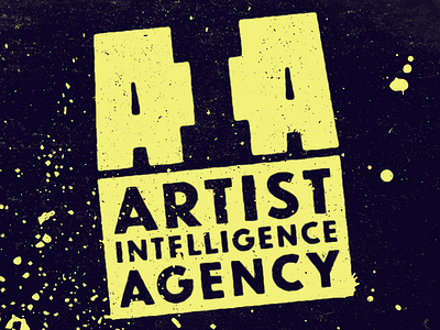 Artist Intelligence Agency branding creative direction logo