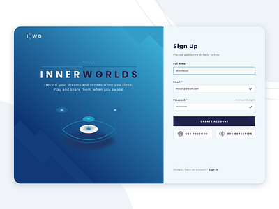 Daily UI challenge: Day 1, Sign Up daily 100 challenge daily ui dailyui dailyuichallenge design designer designs interface interfacedesign ui ui ux ui design uidesign uiux ux web web design webdesign website website design