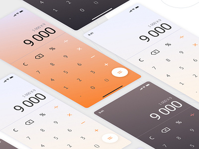 Daily UI challenge, Day 4: Calculator app calculator daily 100 challenge daily ui daily100challenge dailyui dailyuichallenge design designer designs interface mobiledesign ui uidesign uiux ux uxdesign