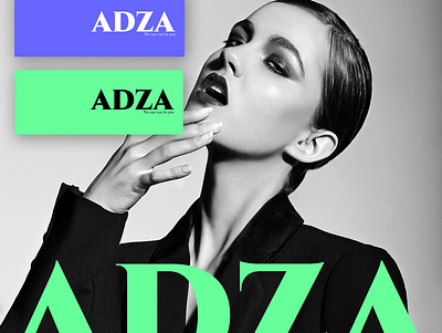 branding Logo ADZA branding design logo typography