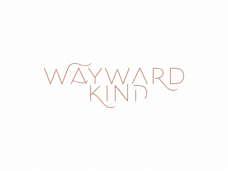 WAYWARD KIND - Logo Animation 2d animation after effects animated gif animated logo logo animation motion graphics