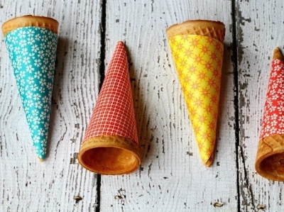 How to make a paper cone sleeves