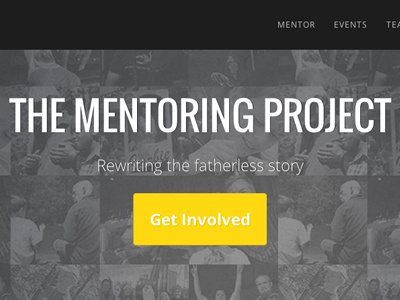 The Mentoring Project design web web design web site