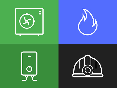 Simple Service Icons icon icons illustration ui ux illustrator