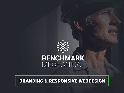 Benchmark Mechanical | Rebrand & Responsive Design branding responsive responsive web design rwd ui ux