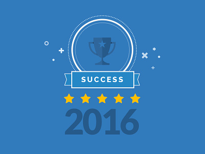2016 Success prize propaganda success trophy