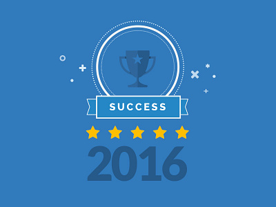2016 Success prize propaganda success trophy