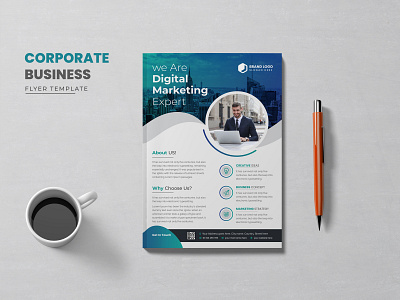 Creative Corporate Business Flyer Template Design branding brochure design flyer web