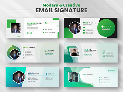 Modern Email signature Template Design creative