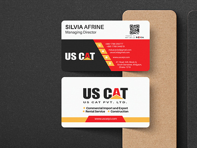 Modern corporate business card template design