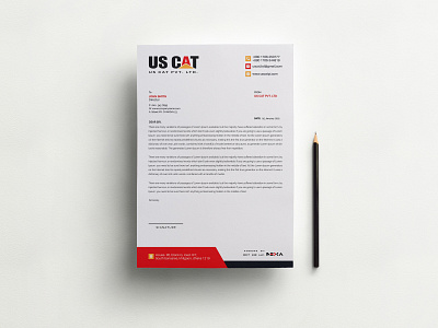 Letterhead Template Design