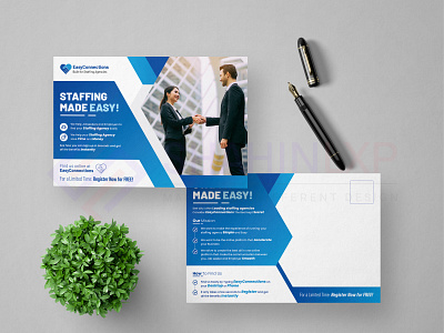 Creative Corporate Postcard Design Template.