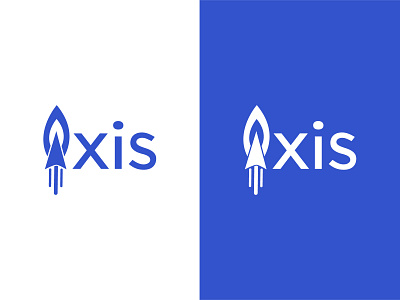 Axis rocket ship logo