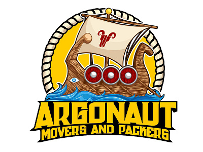 Argonaut Movers & Packers graphic design illustration logo logo design