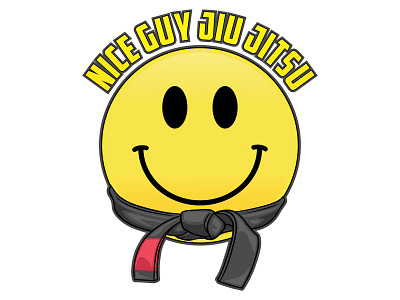Nice Guy Jiu Jitsu graphic design illustration logo logo design