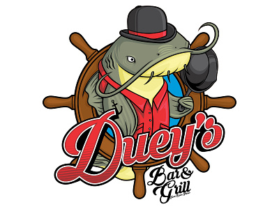 Duey's graphic design illustration logo logo design