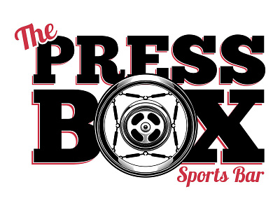 The Press Box graphic design illustration logo logo design