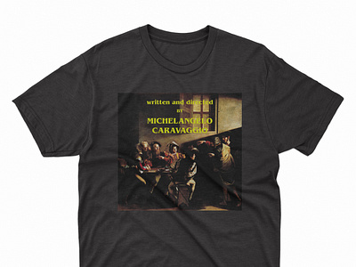 Caravaggio design tshirt art