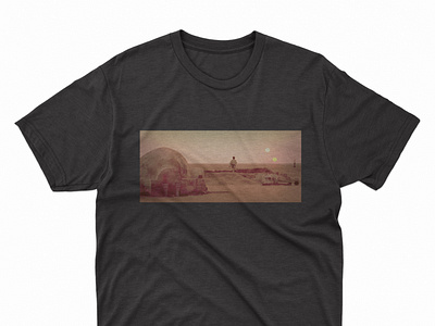 Tatooine design illustration minimal tshirt art