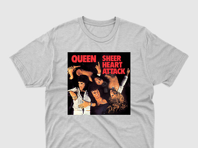 Queen design music tshirt art