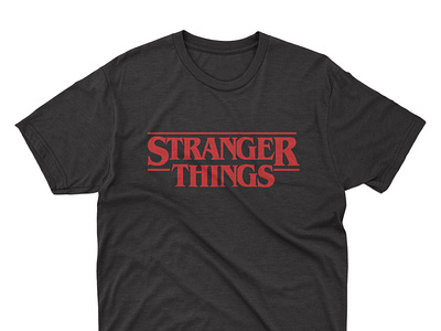 stranger thing design serie tshirt art typography vector