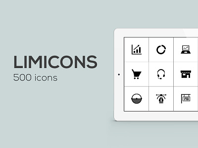 Dribble Limicons clean icons icon icons illustrator modern icons ui icons vector vector design