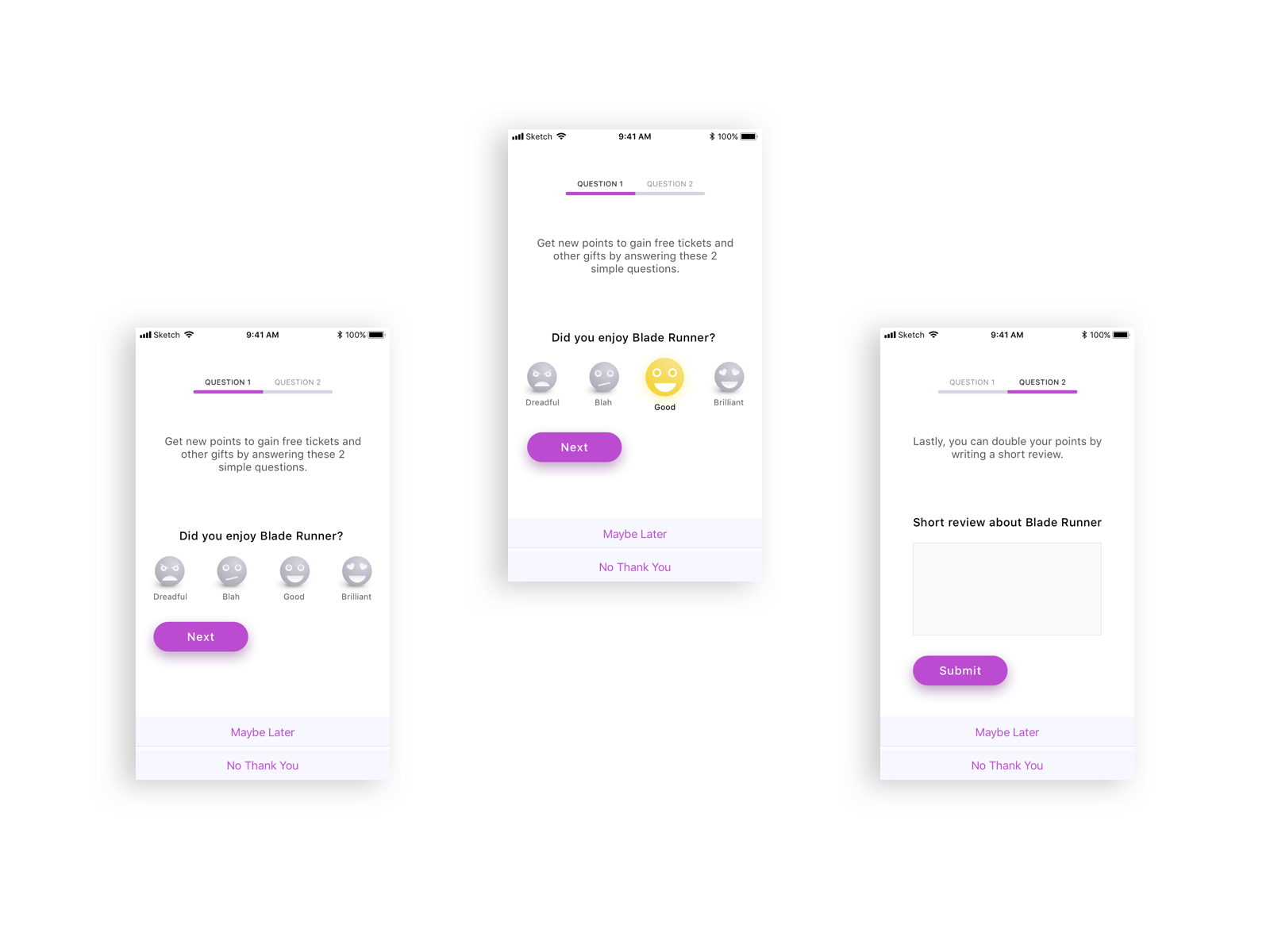 Feedback by Isma on Dribbble