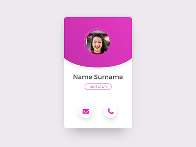 Profile Card card graphicdesign profile profile design sketch ui ui design