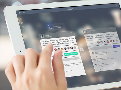 News feed community social network ui ux